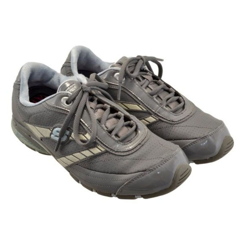 Skechers™ Sport Shoes 11675 Women's Size US 8 EUR 38 Gray and Light Blue